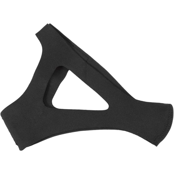 1 stycke svart högkvalitativ neopren snorking justerbar triangel