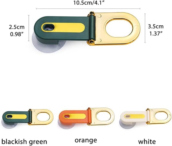 3 stycken (Orange+Grön+Vit) Toalettlocklyftare, Undvik