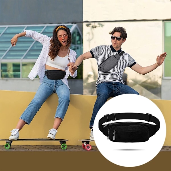 Midjeväska: Löparmidjeväska Bumbag Bälte Sport Mode för Jogging Vandring Kvinna Man