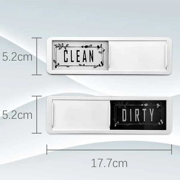 INF Magnet för Diskmaskin Ren/Smutsig-skylt