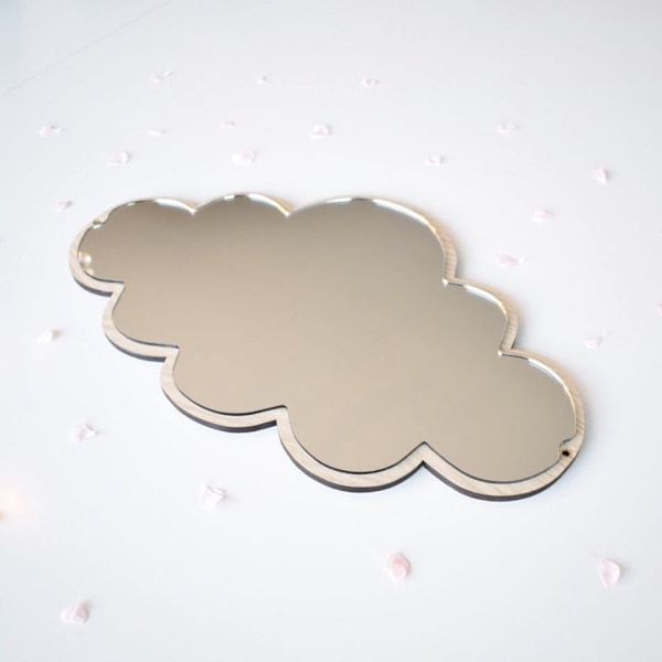 Children's safety acrylic mirror, children's room wall mirror