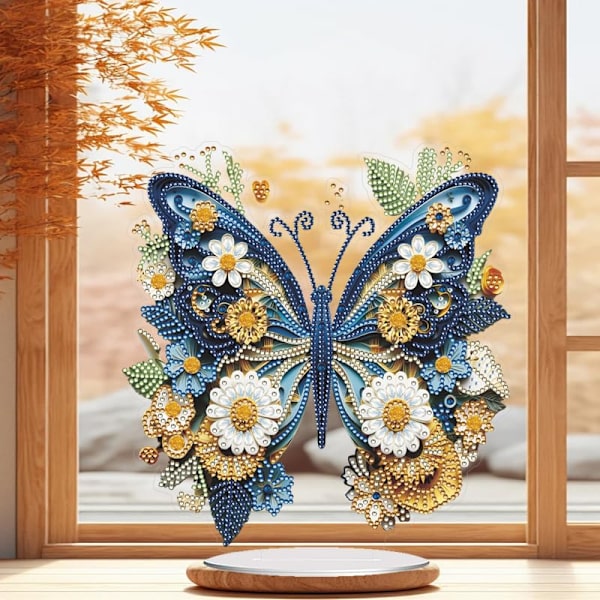 Desktop Diamantmaleri Sæt Butterfly