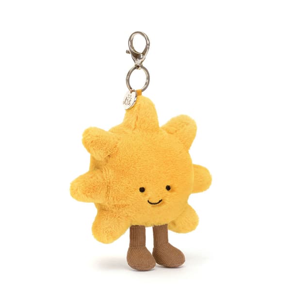 JellyCat Amuseables Sol Väskberlock A4SBC Plysch Sällsynt Utsåld HTF Begränsad