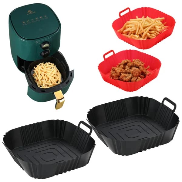 IC Silikoneform til Airfryer 16,5x19,5x5 cm