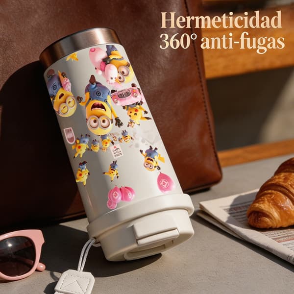 Kaffetermos 500ml 316 Rustfritt Stål Trendy Design Black