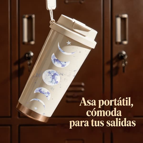 Termokopp 500ml 316 Rustfritt Stål Minimalistisk Design White