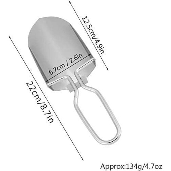1 bärbar mini hopfällbar spade överlevnadsspade multifunktionell