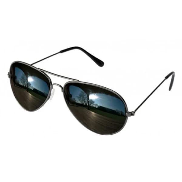 Aurinkolasit UV / Aviator - Pilottilasit Peili Hopea one size