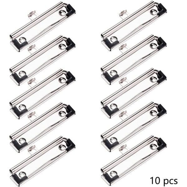 10 stykker metalklemmer Metalklemme Udklip Papirclips Dokument C