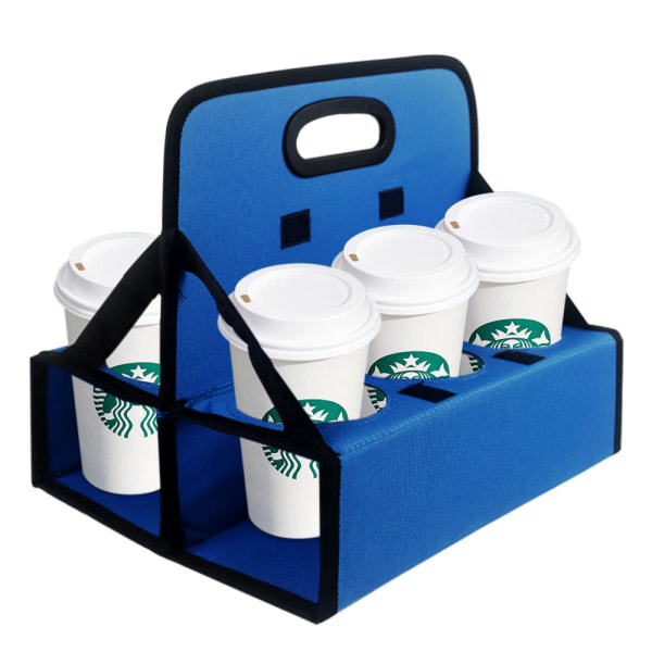 1 bit organizer Vikbar handhållen kaffekopp Takeaway-väska