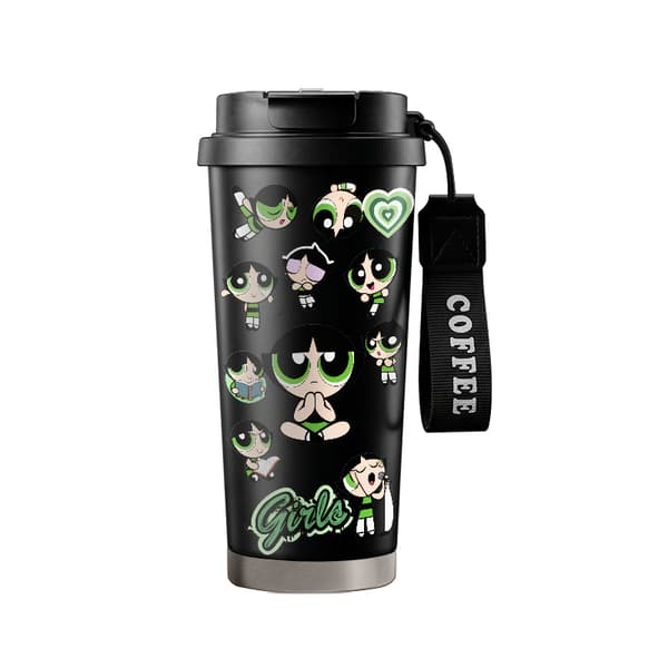 Kaffetermos 500ml Termisk Dyreprint Design Black
