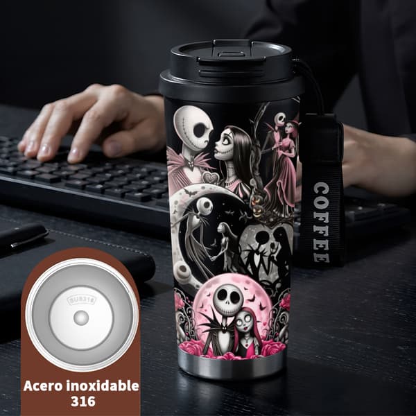 Termisk kaffekopp 500ml Militærdesign Black