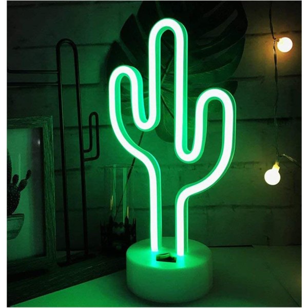 1st Cactus Lights Neonskyltar LED Cactus Neon Lights Night