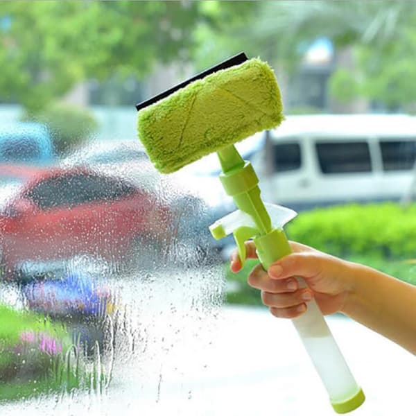 Glasrenser med vandspray Glasrenser og dobbeltsidet