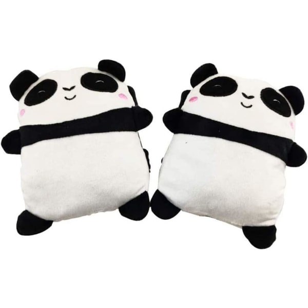 Cute Panda Hand Warmer USB Heated Mittens Plush Hand Warmer for