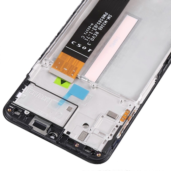 Alkuperäinen LCD-näyttö Samsung Galaxy M33 5G SM-M336B -puhelimelle, kosketusnäyttö ja täysi kehyskokoonpano