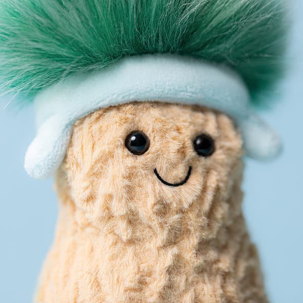 Jellycat Amuseables Peanut 'Après Ski' Plyslegetøj 15 cm