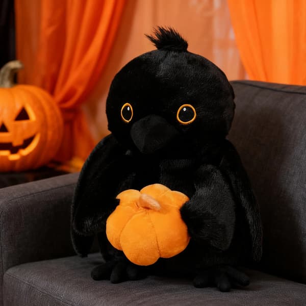 Jellycat Varis Kurpitsa Kädessä Pehmolelu 30cm