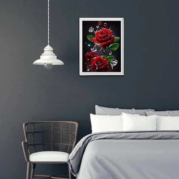 DIY 5D diamantmålning, väggdekoration 30*40CM, A