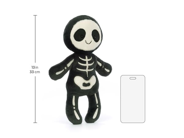Jellycat 33 cm Skeleton Bob -pehmolelu