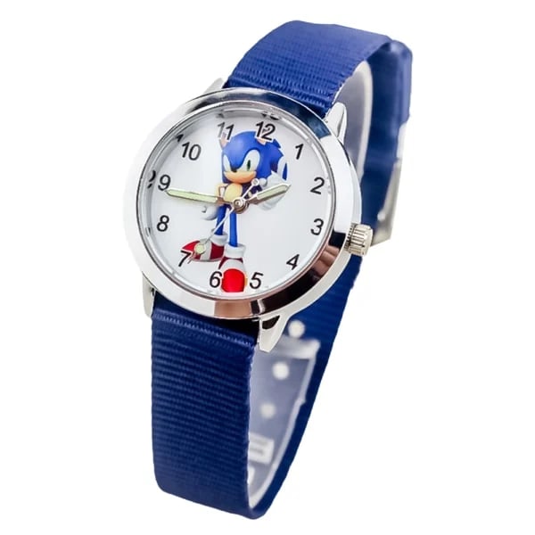 Sonic The Hedgehog Børneur Drenge Piger Sødt Quartz Ur Blå