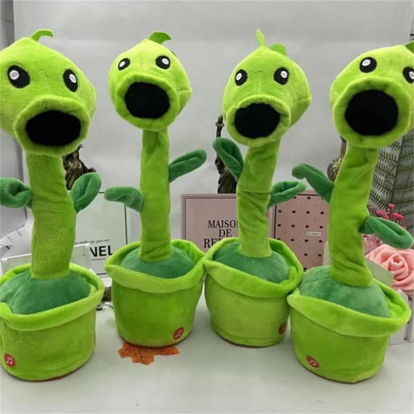 Plants vs Zombies Leksaker Plysch Ärtor Wombo Solros Docka Gunga