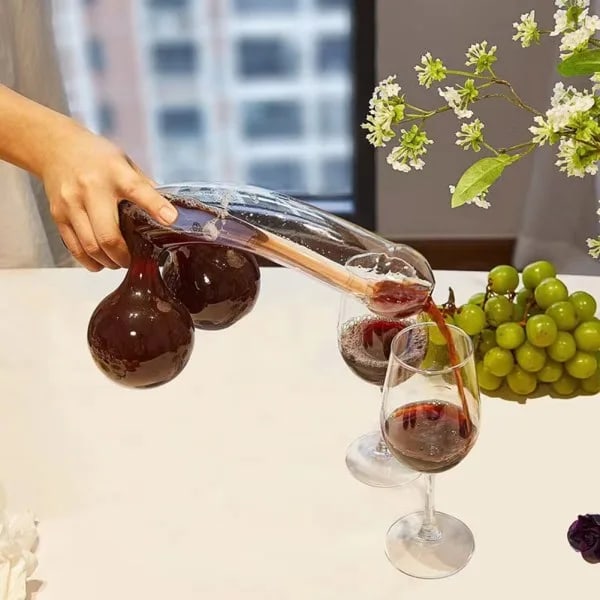 550ml Unik Rolig Karaffel Alkohol Display Smart Rask Vinlufter For Hjemmekjøkkenet 650ml