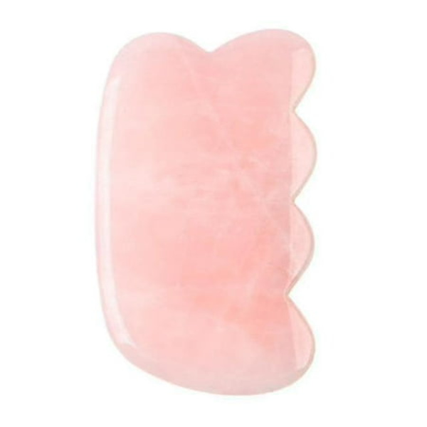 Naturlig Rose Quartz Massasjestein - Ansikts Spa Verktøy