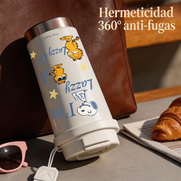Termokopp 500ml 316 Rustfritt Stål Anime Design Pink