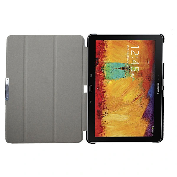 (Musta) Samsung Note 10.1 2014 edition Nahkakotelo -,A