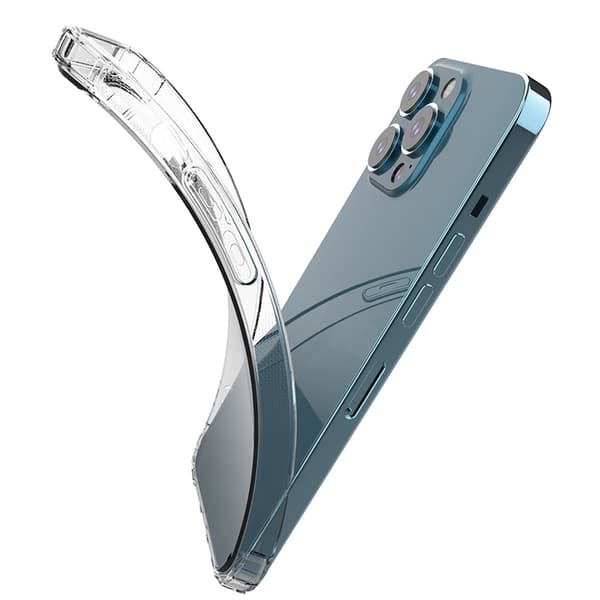 iPhone 13 Pro - Iskunkestävä TPU-kuori - Läpinäkyvä