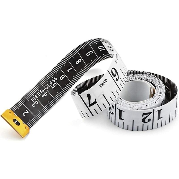 Double Sided Dressmaker Tape Measures,1.5m 60 Inch Tailor Dressmaker Fabric Ruler,The White Measure Tape 1 Pieces