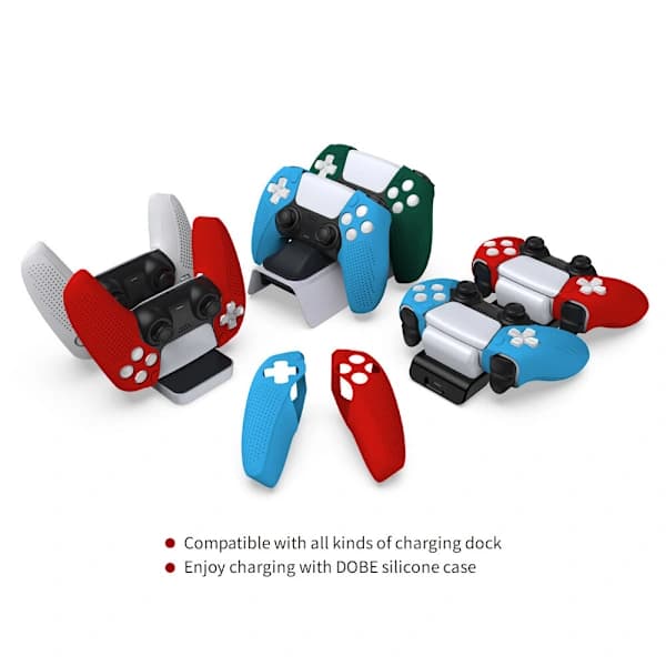 Gamepad-kotelo PS5 Split Silikoniholkki Gamepad Suojaava, A