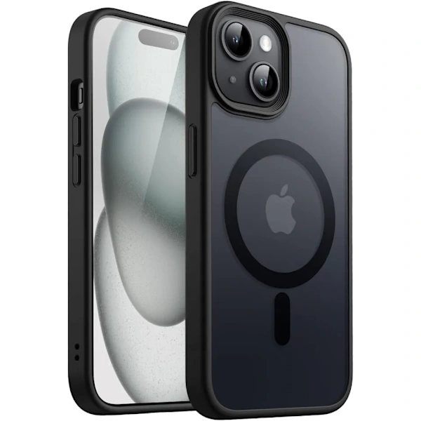 iPhone 15 Sort Magsafe Cover, A
