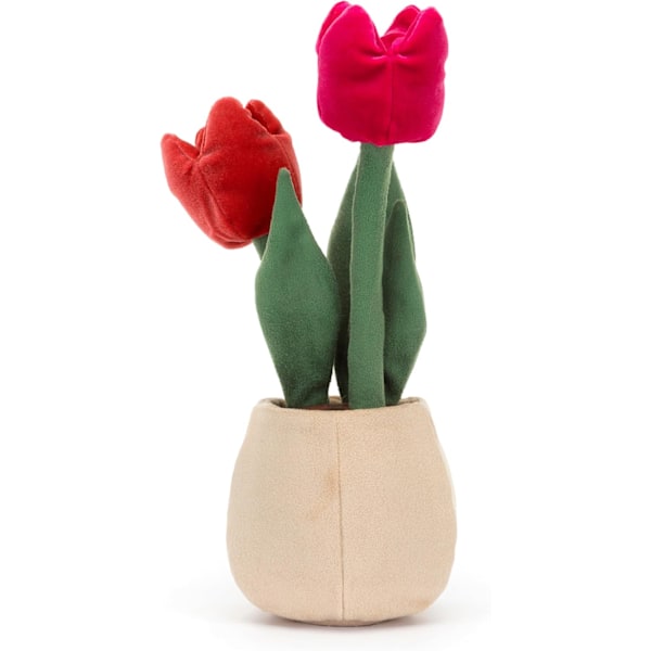 Jellycat Amuseables Tulpan Plyschleksak, 30 cm, Fylld Växt och Blomma, Rolig Inredning och Present 25cm