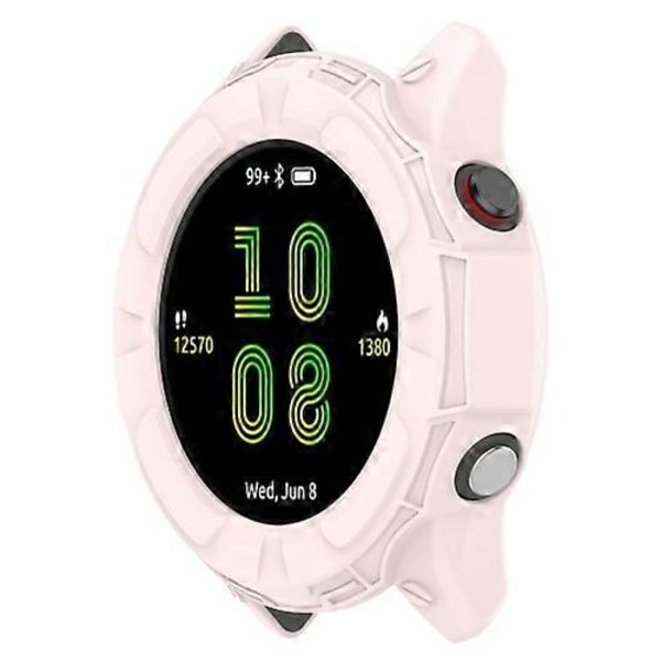 Stöttåligt TPU-skyddsfodral för Garmin Forerunner 255 Pink