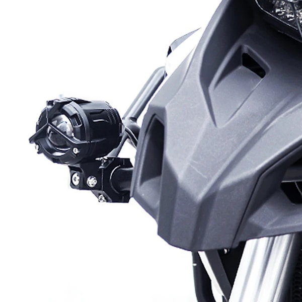 2 st Strålkastarfäste M5 Bländare 18mm‑30mm Justerbar Strålkastarklämma Hållare för Motocross Off Road ATV UTV