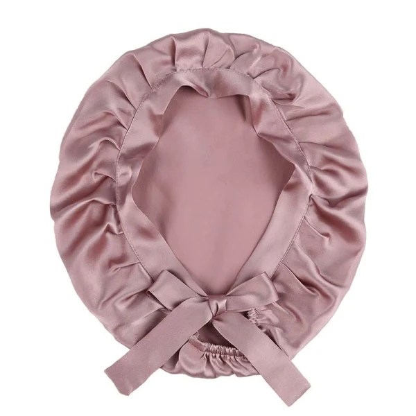 INF Sovmössa nattmössa mullbärssilke Rosa