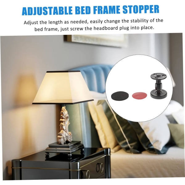 2 stycken Head Stabilizer Metal Bedframe Gängverktyg