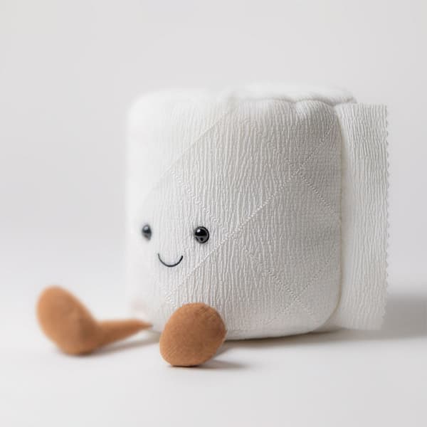 Jellycat 15 cm Amuseables WC-paperirulla pehmolelu