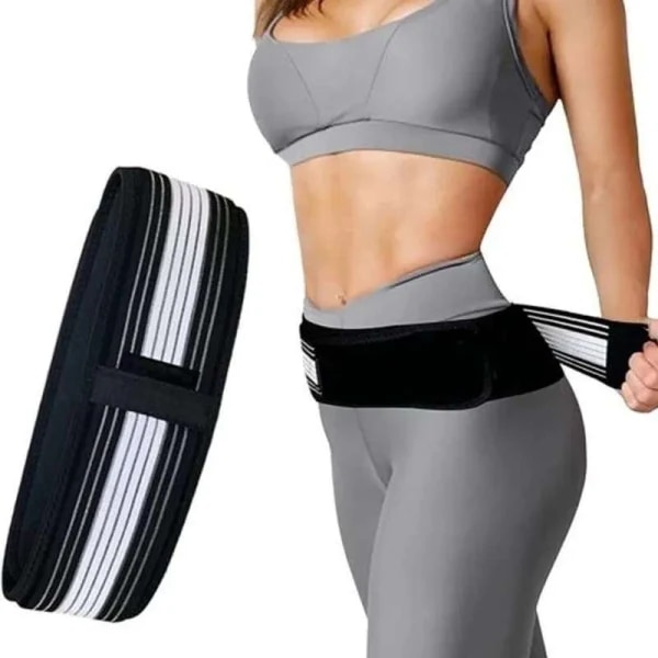 Hip Support Belt - Justerbar lindring för ischias & höftproblem Svart one size
