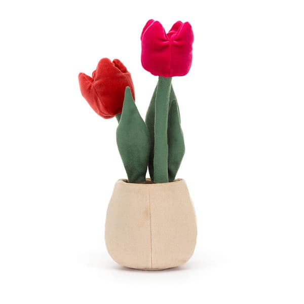Jellycat Amuseables Tulip Potte, 28 cm