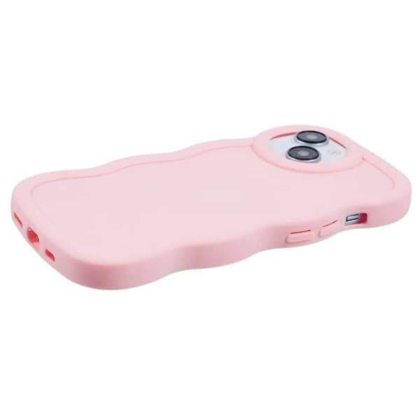 iPhone 13 Mobilskal Vågig Ljusrosa, A