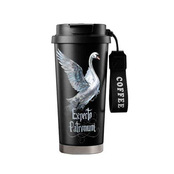 Termokopp 500ml Rustfritt Stål Dyreprint Design Black