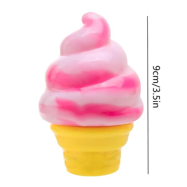 Nice Cream Cone, Squish Squeeze Is, Stressaflastningsgadgets til angstlindring-Pink Pink