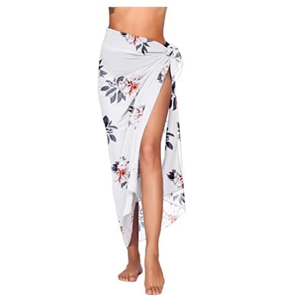 Back From Bali Dame Print Sarong Badedragt Strand Cover Up Wrap Nederdel Pareo