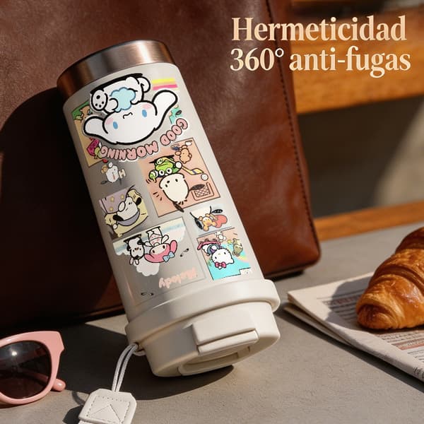 Kaffetermos 500ml 316 Rustfritt Stål Moderne Design Black