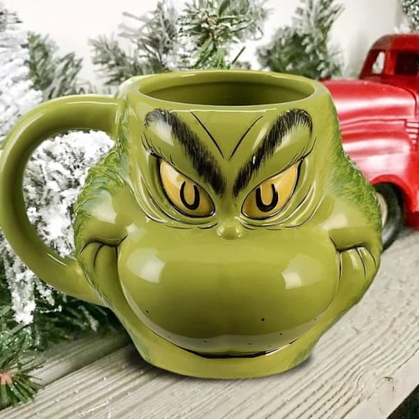 Rolig Mugg, Grinch Stor Mage Mugg, Harts, Heminredning, Vardaglig Dricksmugg, A