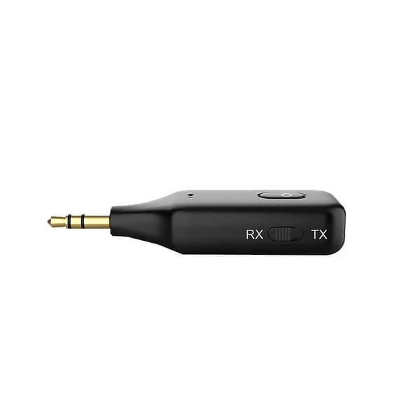 Bluetooth-billadapter 3,5 mm stik, Bluetooth V5.1 RX TX-modtager-sender håndfrit bilsæt, Bluetooth-sender til stereosystem, pc, tv, o, c