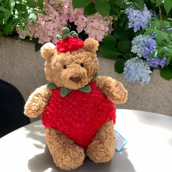 Jellycat, Jellycat Udstoppede Dyr, Jelly Cats Bjørn Udstoppede Legetøj, Vægtet Udstoppede Dyr, Em0tionel Støtte Plys Gave